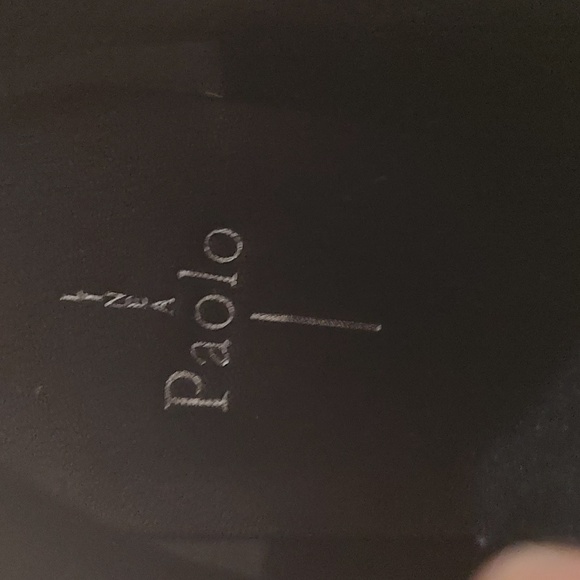 Linea Paolo patent leather and faux fur wedge sneaker - Picture 7 of 7